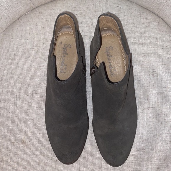 Splendid Hamptyn Suede Booties | Color: Smoke | Women Size 8.5 - Picture 4 of 9
